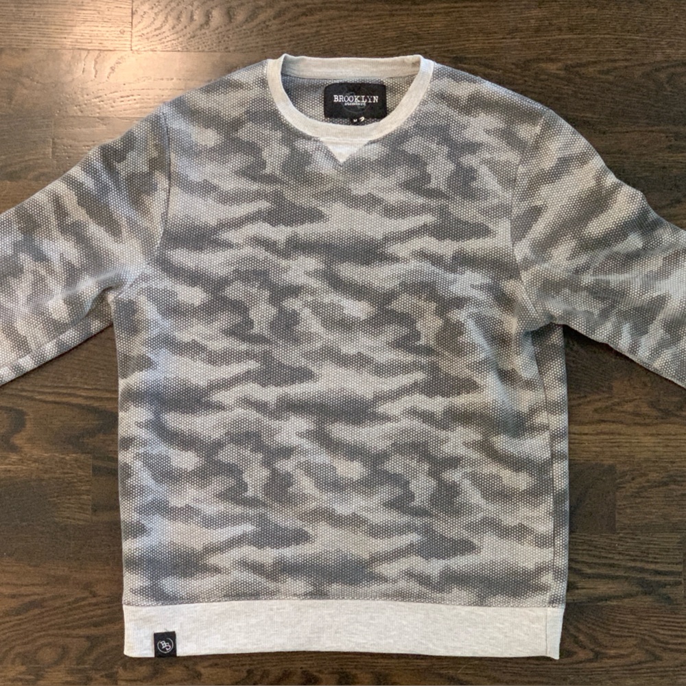 Greyscale Digital Camo Crewneck